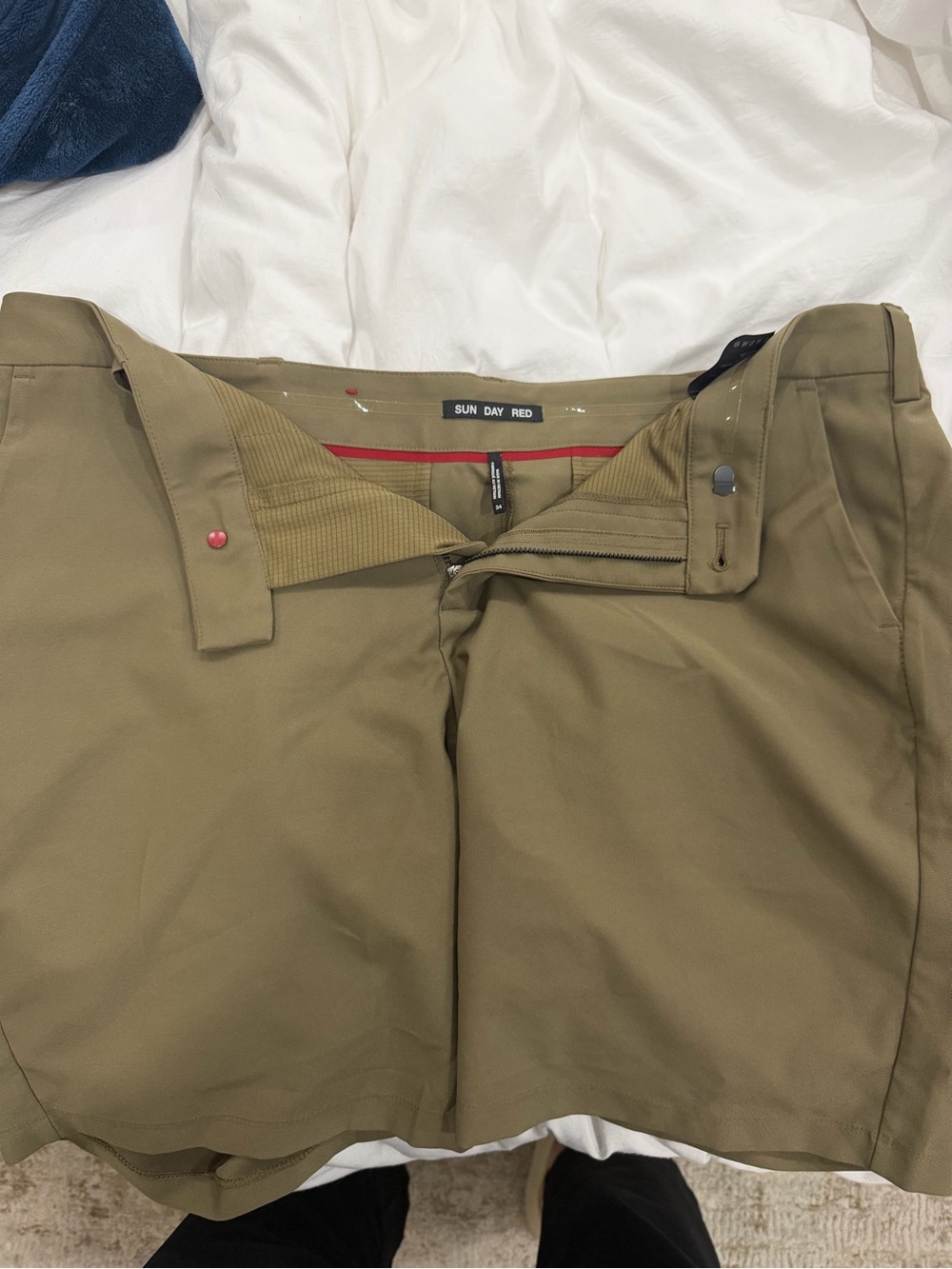 Sun Day Red Golf Shorts - Men’s Olive Green Performance Shorts
